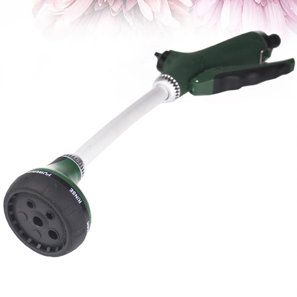 1PC Gardening Water Spray Shooter Long Pole Water Sprayer Multi Motion Energy Garden Watering Device Adjustable Irrigation Tool for Gardening Washing Car Store Use Green