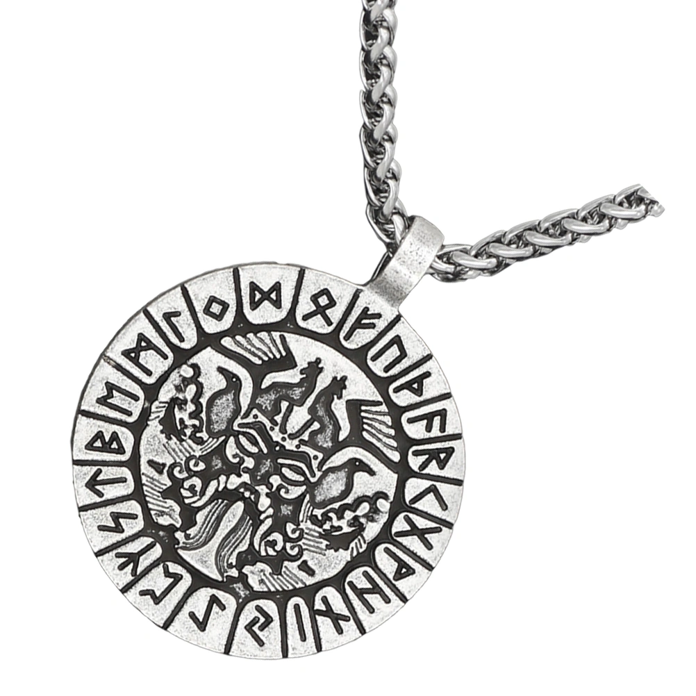 Viking Necklace Alloy Choker Vintage Charm Amulet Pendant Norse Viking Jewelry