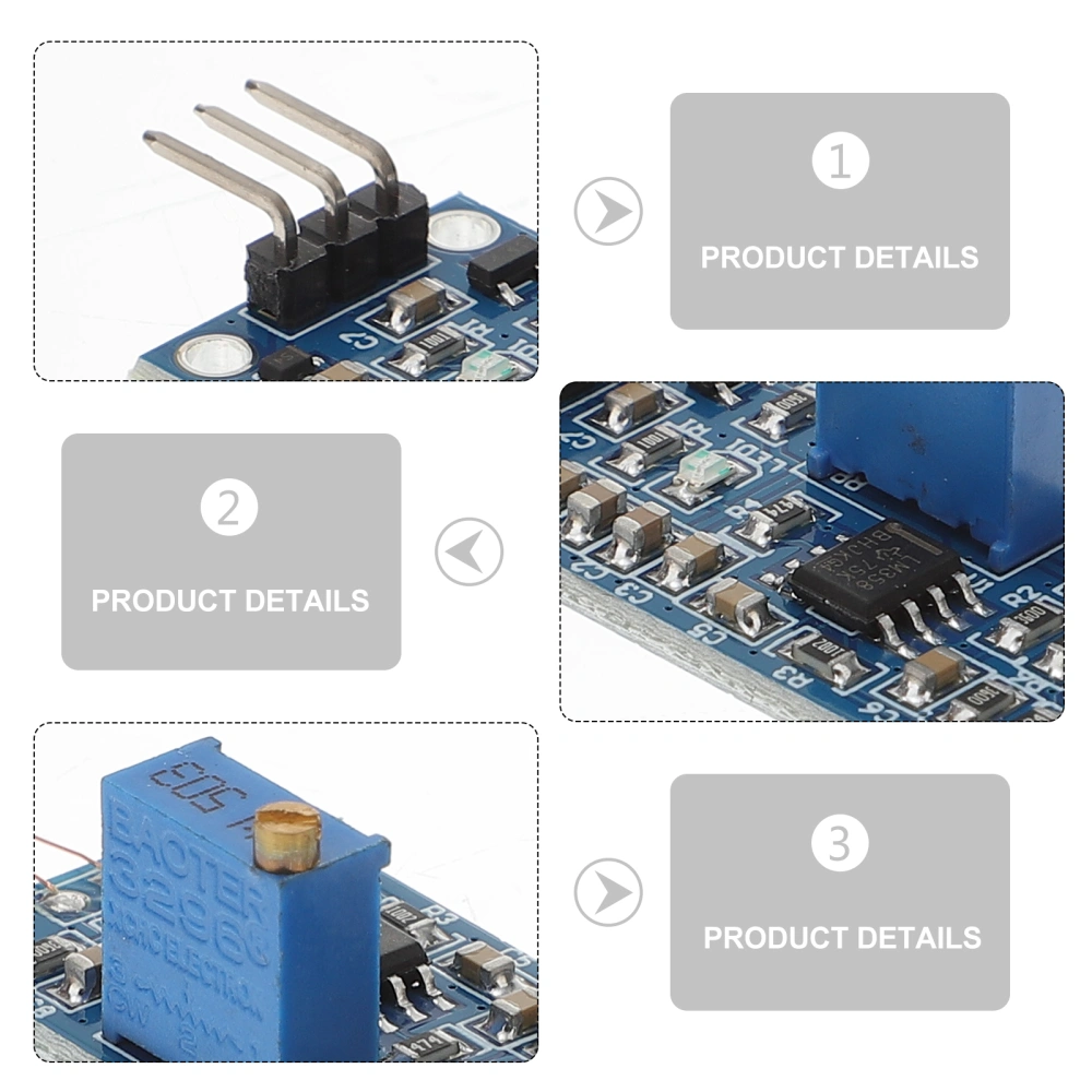 Strain Gauge Bending Test Sensor Module Charge Amplifier Voltage Output