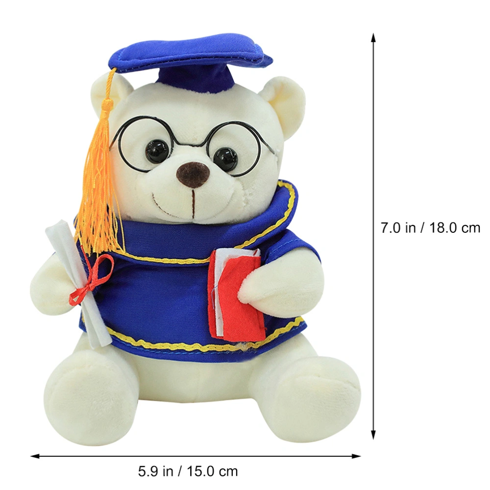 1pc Plush Bear Graduation Season Doctor Bear Graduation Season Gift