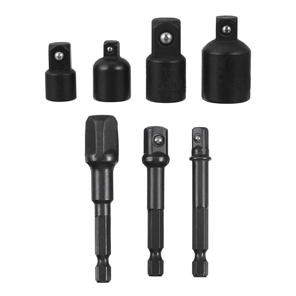 7pcs/set Cordless Screwdriver Conversion Socket Adapter Socket Nut Drill Adapter