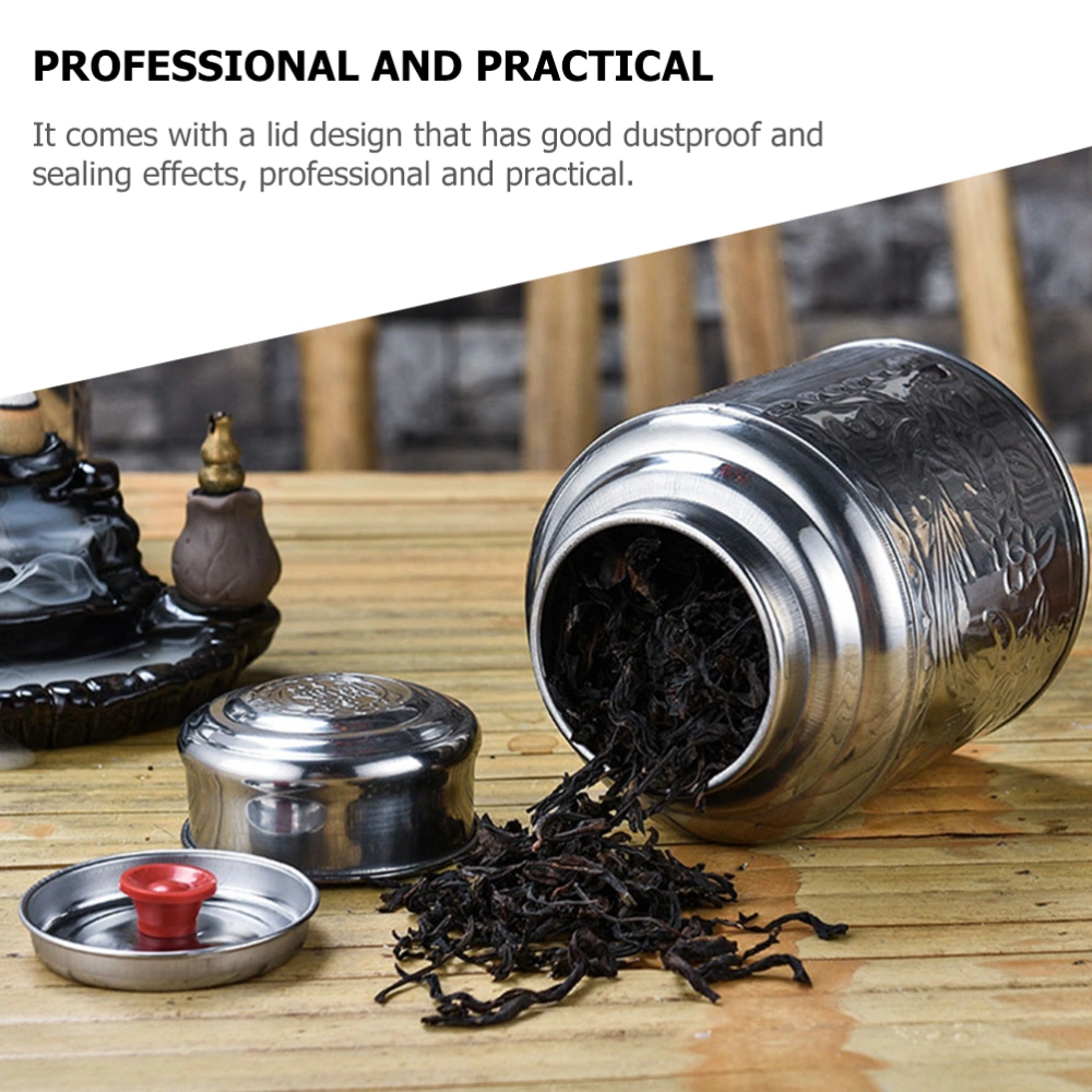 Stainless Steel Tea Canister Portable Tea Canister Airtight Tea Canister Loose Leaf Tea Box