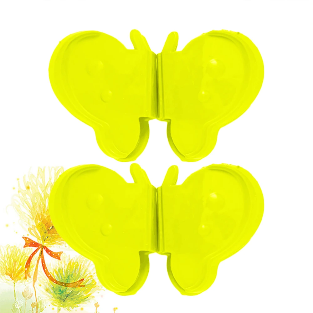 1 Pair Magnetic Clips Anti-scalding Creative Silicone Tray Holder Household Kitchen Insulation Clip (Green)