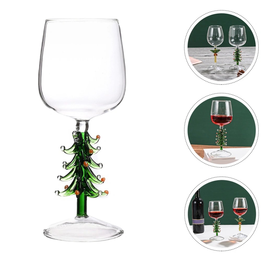 Decorative Wine Cup Delicate Wine Goblet Tree Shaped Cocktail Glass Home Accessory