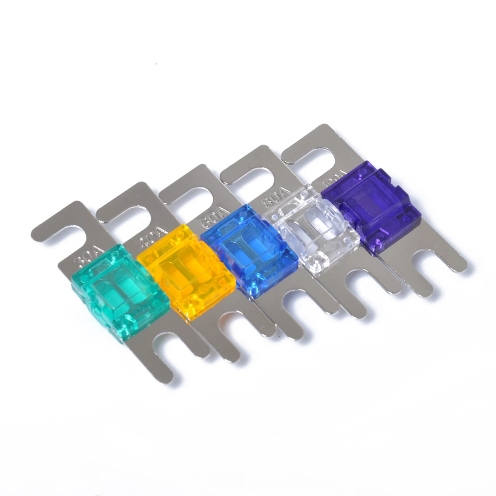 5Pcs Mini ANL Fuses 30A 40A 60A 80A 100A Car Audio Power Wire Boat Auto Electronics Fuse