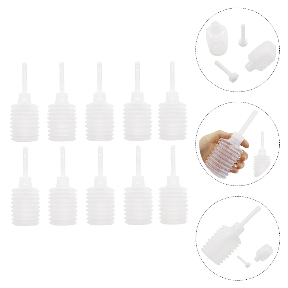 10pcs Manual Pressure Cleaner Anal Vaginal Cleaning Supplies for Adults