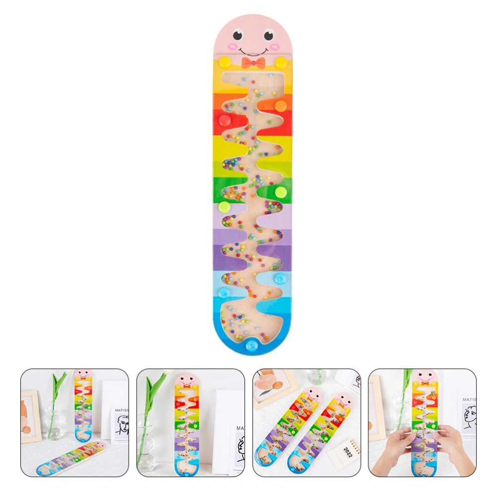 1Pc Cartoon Rain Sound Plate Rainbow Hourglass Early Education Plaything