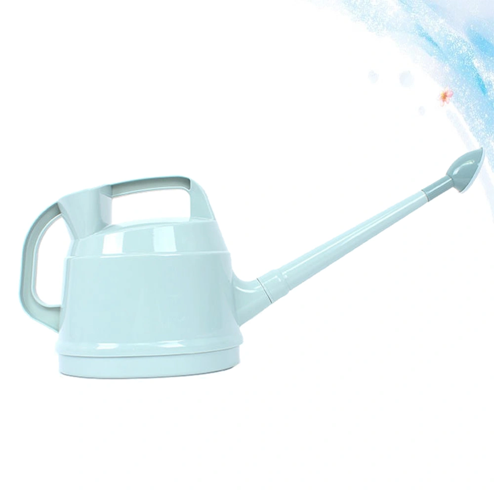 1pc Gardening Tool Long Mouth Pitcher Houshold Watering Flower Sprinkles Bucket Water Container Flower Sprinkling Kettle for Home Garden (Sky-blue)