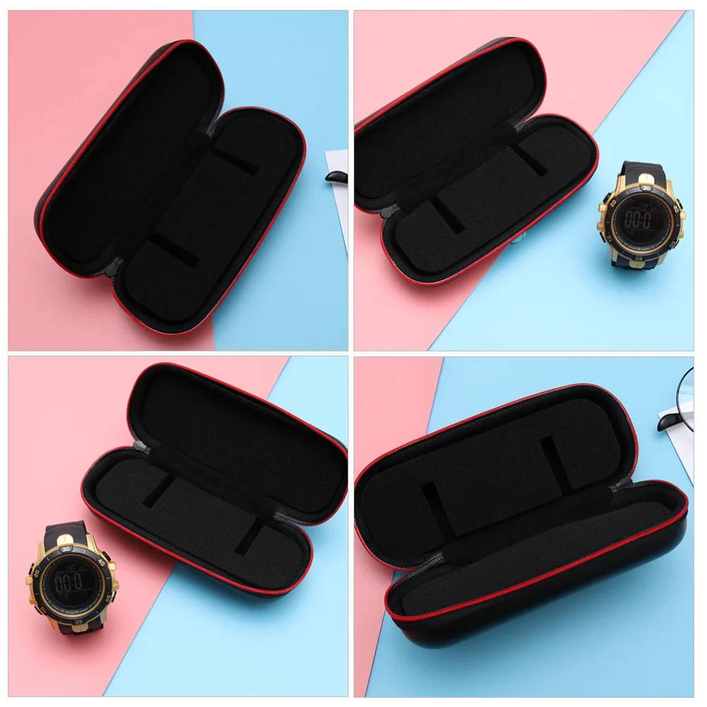 3pcs EVA Watch Case Zippered Holder Waterproof Anti-Fall Packaging Box