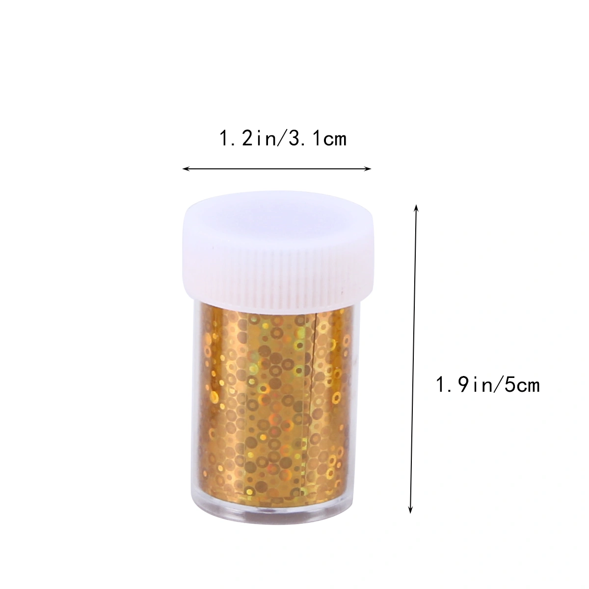 24PCS Gradient Starry Nail Foil Paper Nail Transfer Stickers Manicure Accessories Nail Art Decorations (Mixed Multicolor)