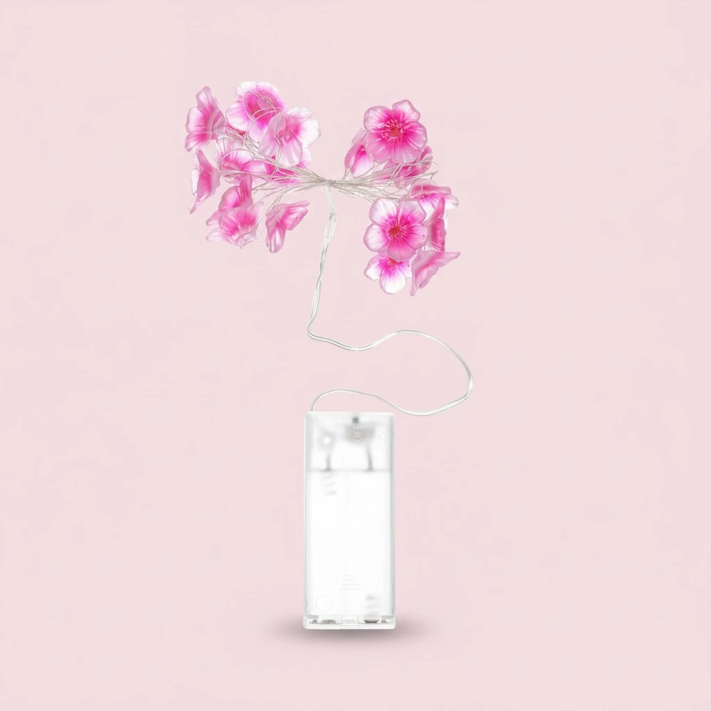 Flower Shaped String Lamp Exquisite Scene Lamp Adornment Flower Light Decor