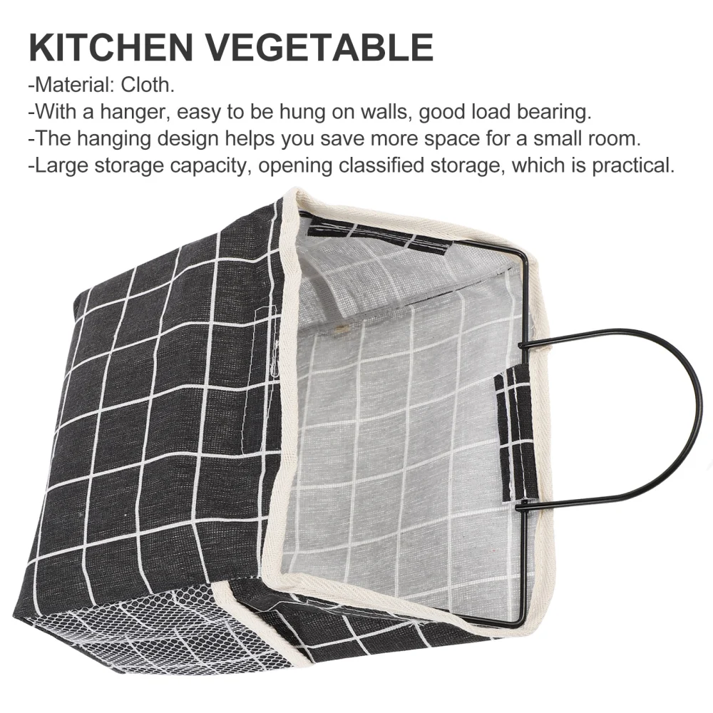 1 Pc Household Vegetable Bag Reusable Large Capacity Bag Storage Container