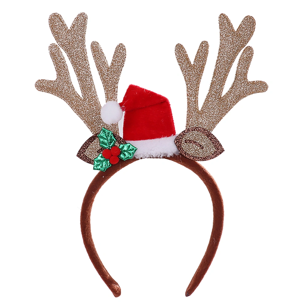 1pc Christmas Lovely Deer Horns Hairband Antlers Hair Party Hair Accessory