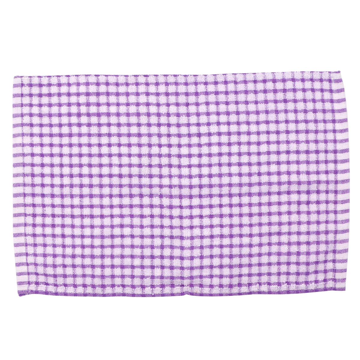 40x27CM Premium Cotton Dish Cloth High Duty Absorbent Kitchen Towel Tea Towel - Purple