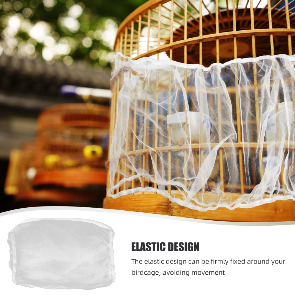 Dust-proof Birdcage Cover Splash-proof Bird Cage Net Mesh Bird Cage Cover