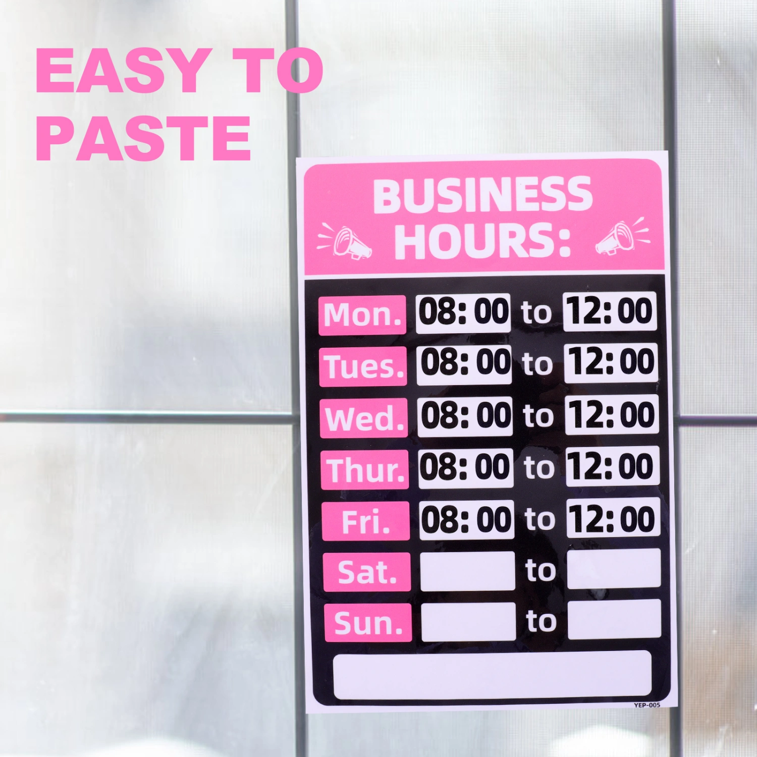 2pcs Business Sticking Closed Open Sign Open Closed Sign For Store Restaurant Bar
