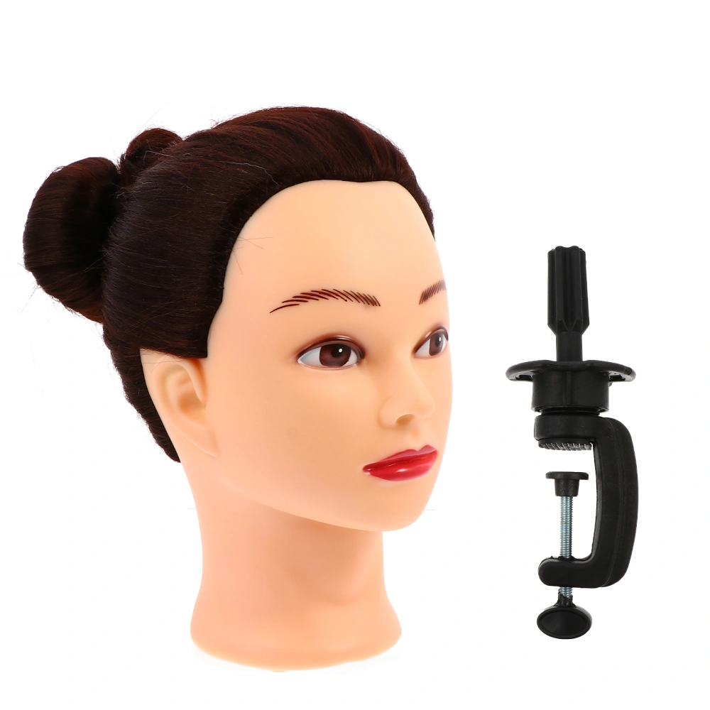 Hairdressing Training Head Long Hair Styling Manikin Cosmetology Doll Head