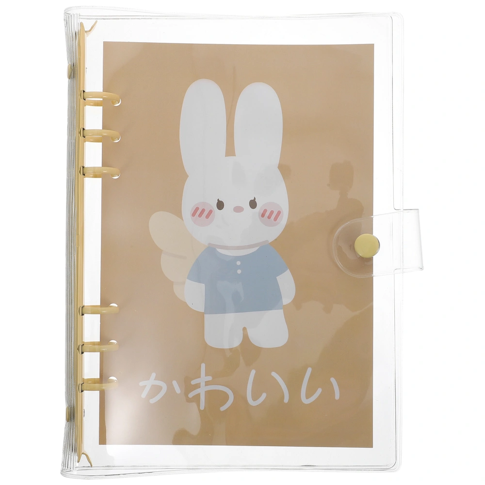 PVC Notebook Cover Loose-leaf Handbook Case Cartoon Journal Book Binder