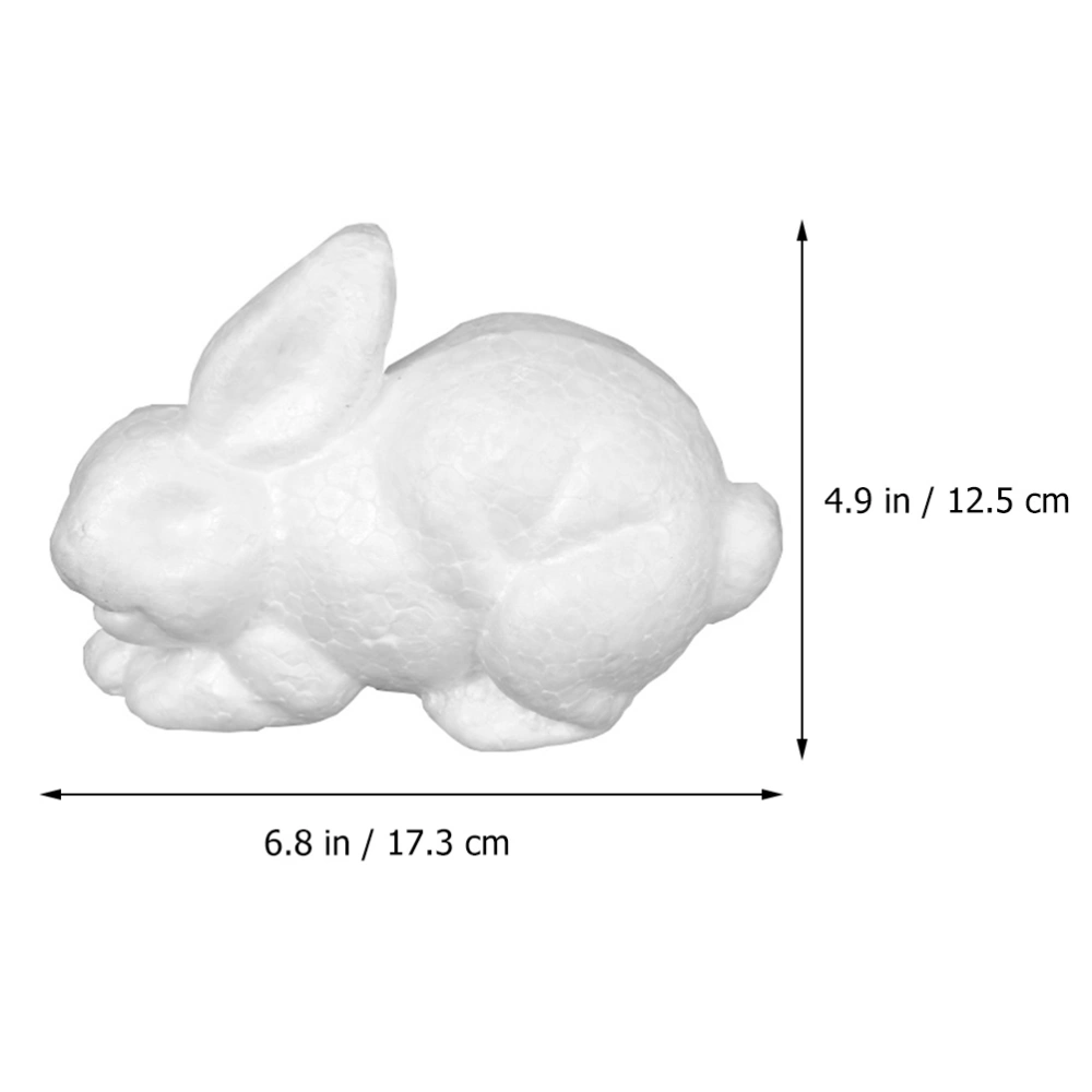 1pc  Simulation Rabbit Ornament Easter Home Desktop Ornament Kids Gift