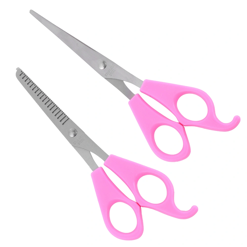 2Pcs Hair Cutting Scissors Professional Haircut Scissor Bang Trimming Scissors