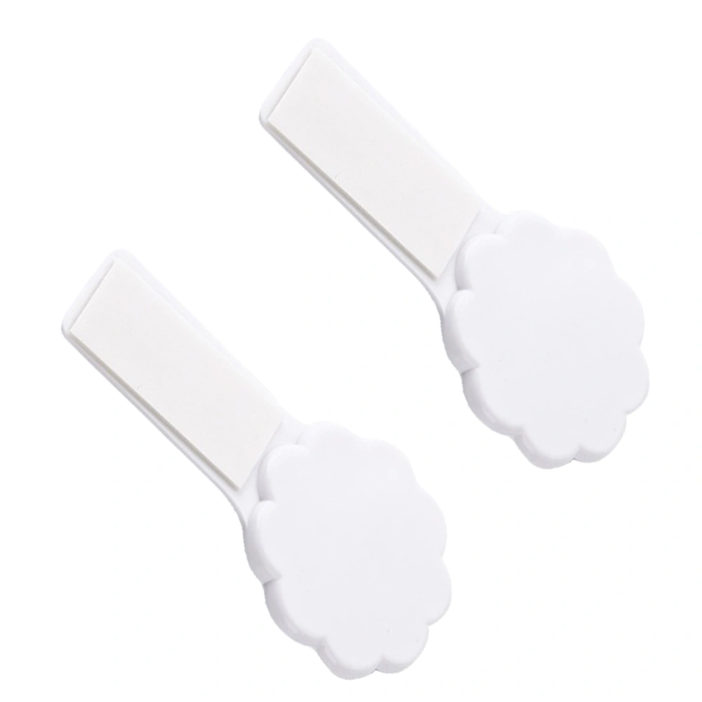 2pcs Adhesive Toilet Seat Lifter Toilet Seat Plastic Handle Seat Cover Lifters