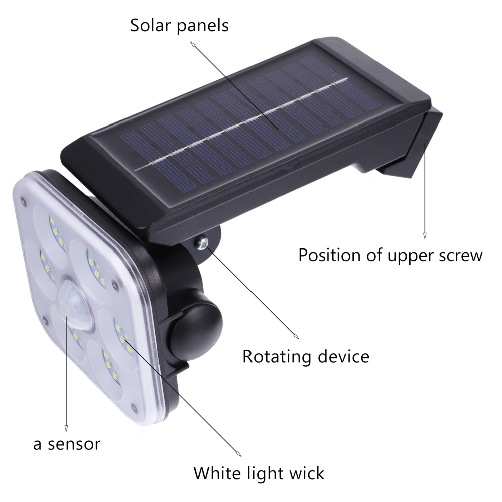 Practical Solar Light Pathway Light LED Garden Light Wall-mounted Sensor Lamp