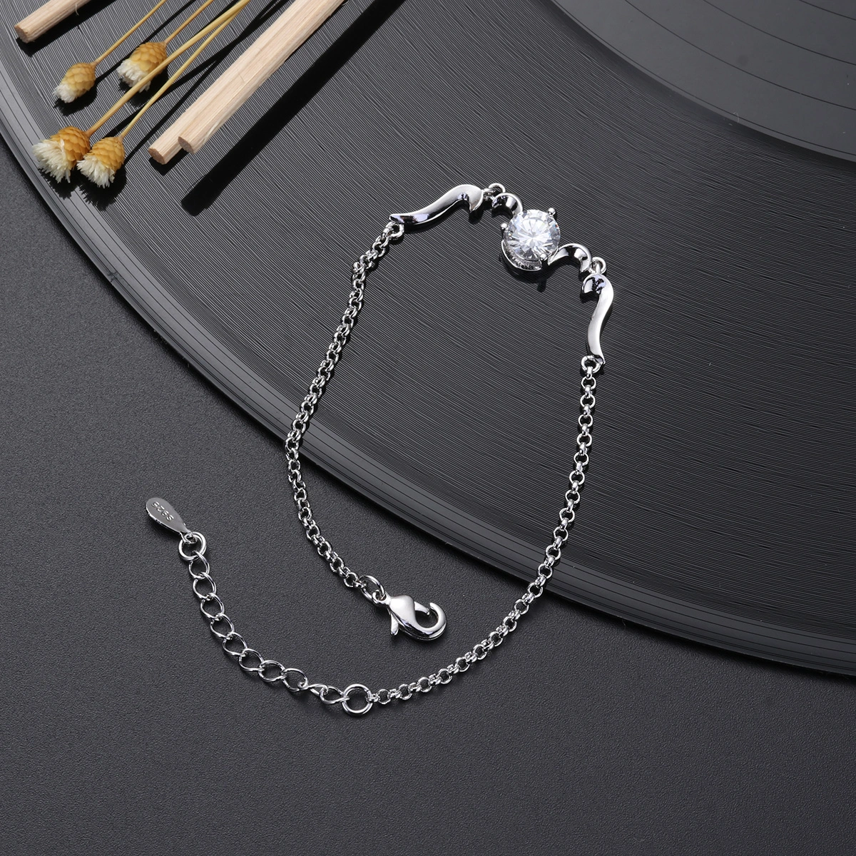 12 Constellation Bracelet Jewelry Women Fashion Sweet Hand Jewelry (Aries)