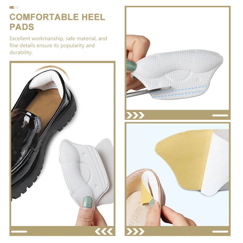 3 Pairs Anti-wear Heel Mats Self-adhesive Invisible Shoe Pads Supple Sneaker Heel Pads