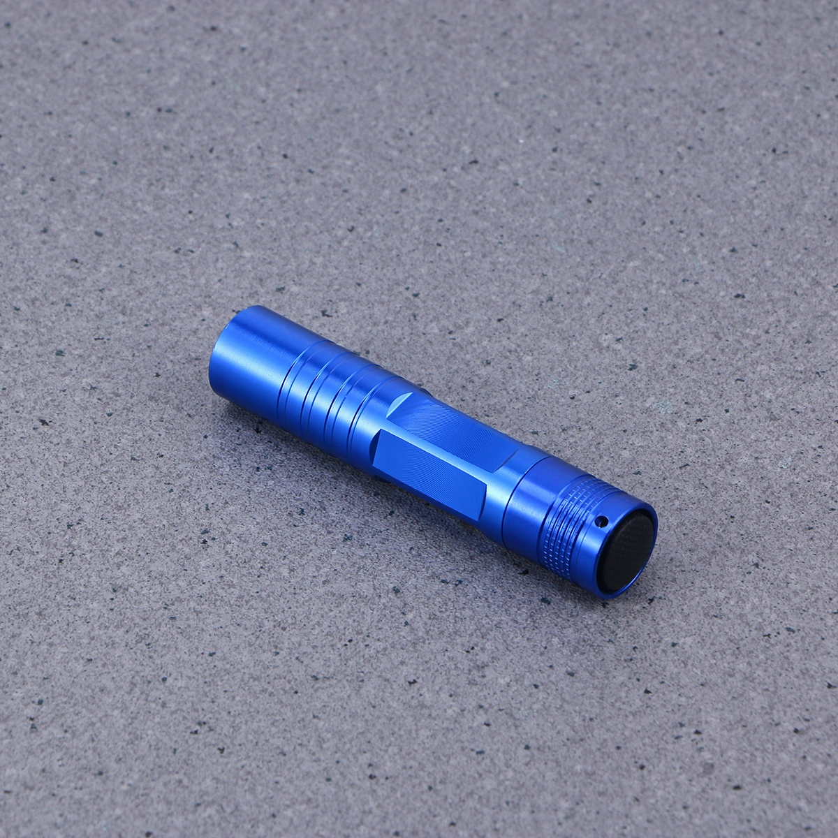 Led Pocket Torch Ultra-bright Outdoor Waterproof Portable Small Flashlight With Aluminum Alloy And Keyring For Camping Walking Hiking Climbing Etc (Blue-No battery Included)