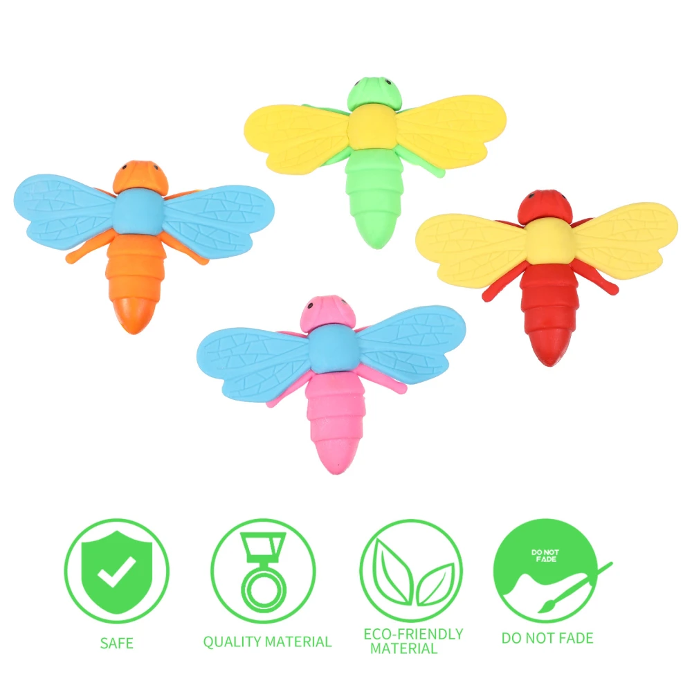 20PCS Insect Erasers School Classroom Prizes Erasers Party Gifts Erasers Set