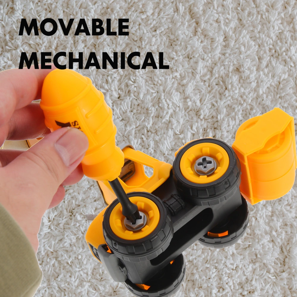 1 Set of Kids Hands-on Ability Training Toy Children DIY Nut Assembling Car Toy