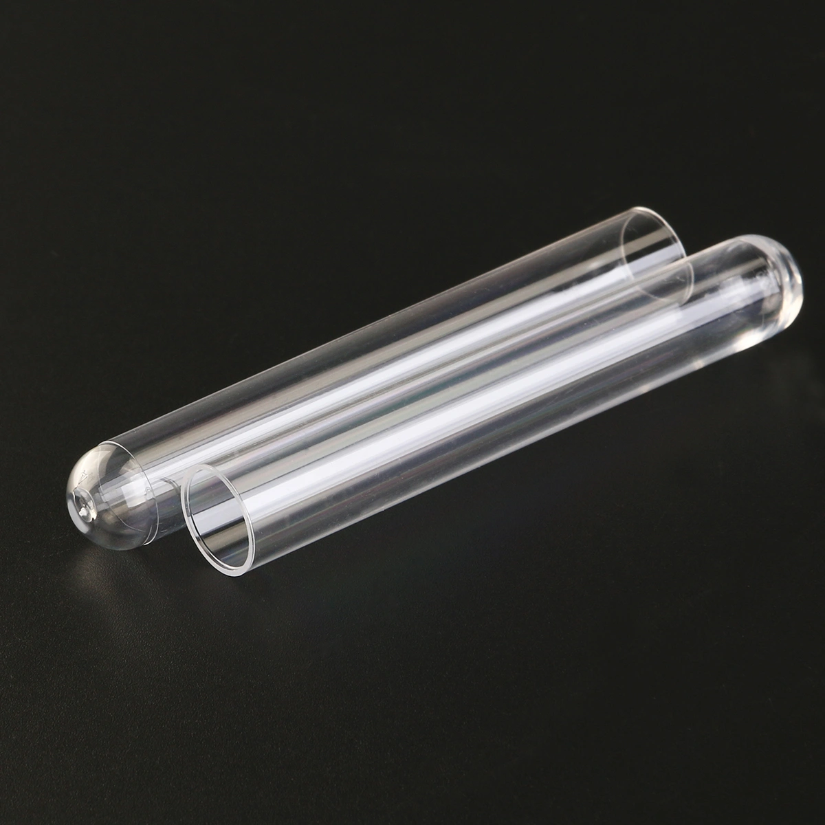 25pcs 5ml Plastic Sample Test Tubes Gift Tubes with Caps (Transparent)