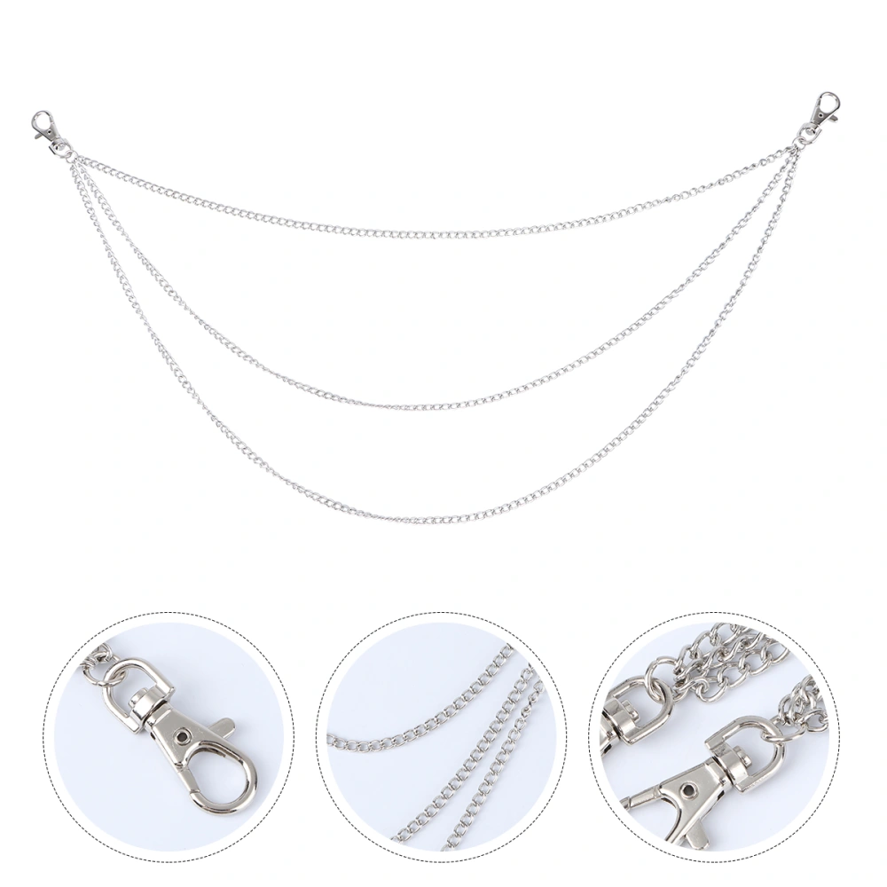 3-in-1 Hip-Hop Punk Boys Girls Dance Stage Waist Chain