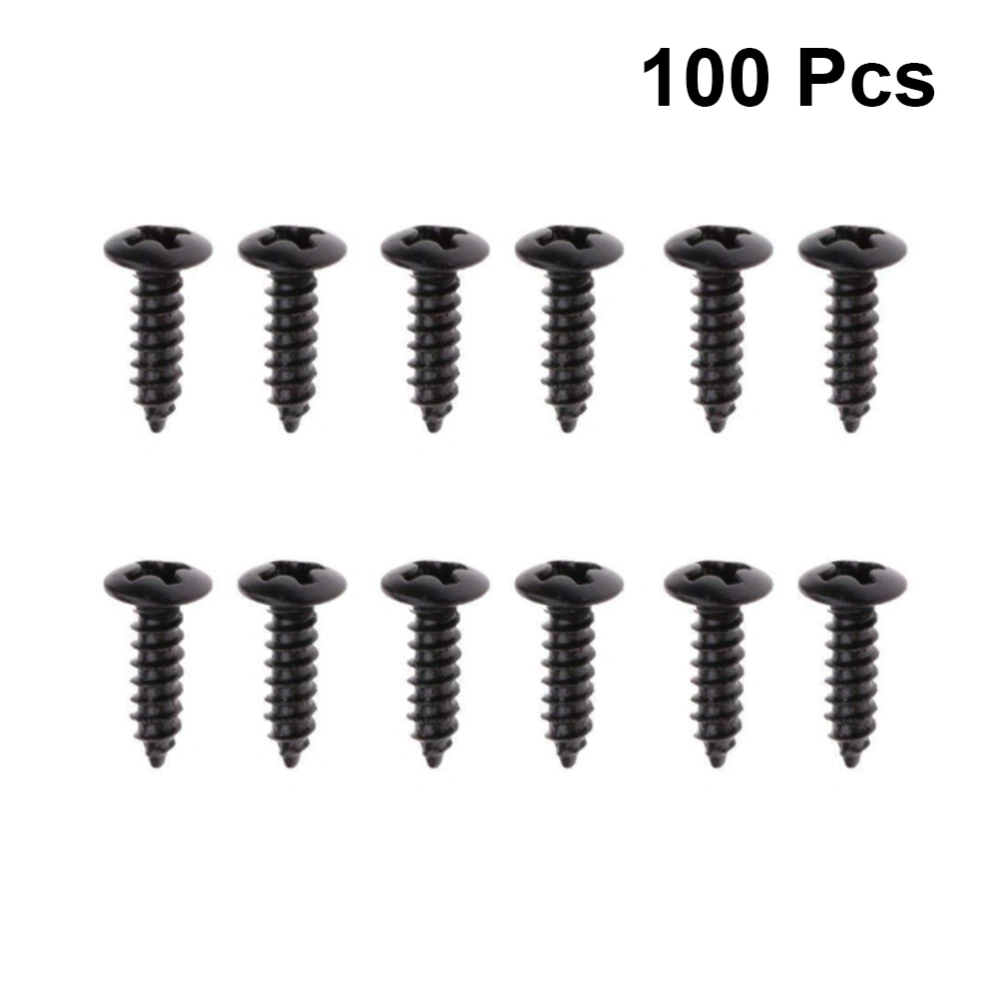 100pcs Electric Guitar Accessories Screws Guitar Guard Plate Fixation Screws