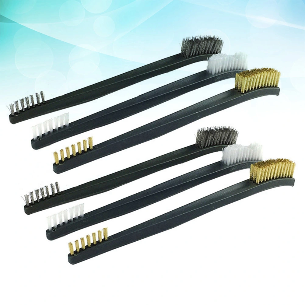 6PCS/Set Caliber Pipe Cleaning Brush Universal Cleaning Polishing Kit Double Ends Brush