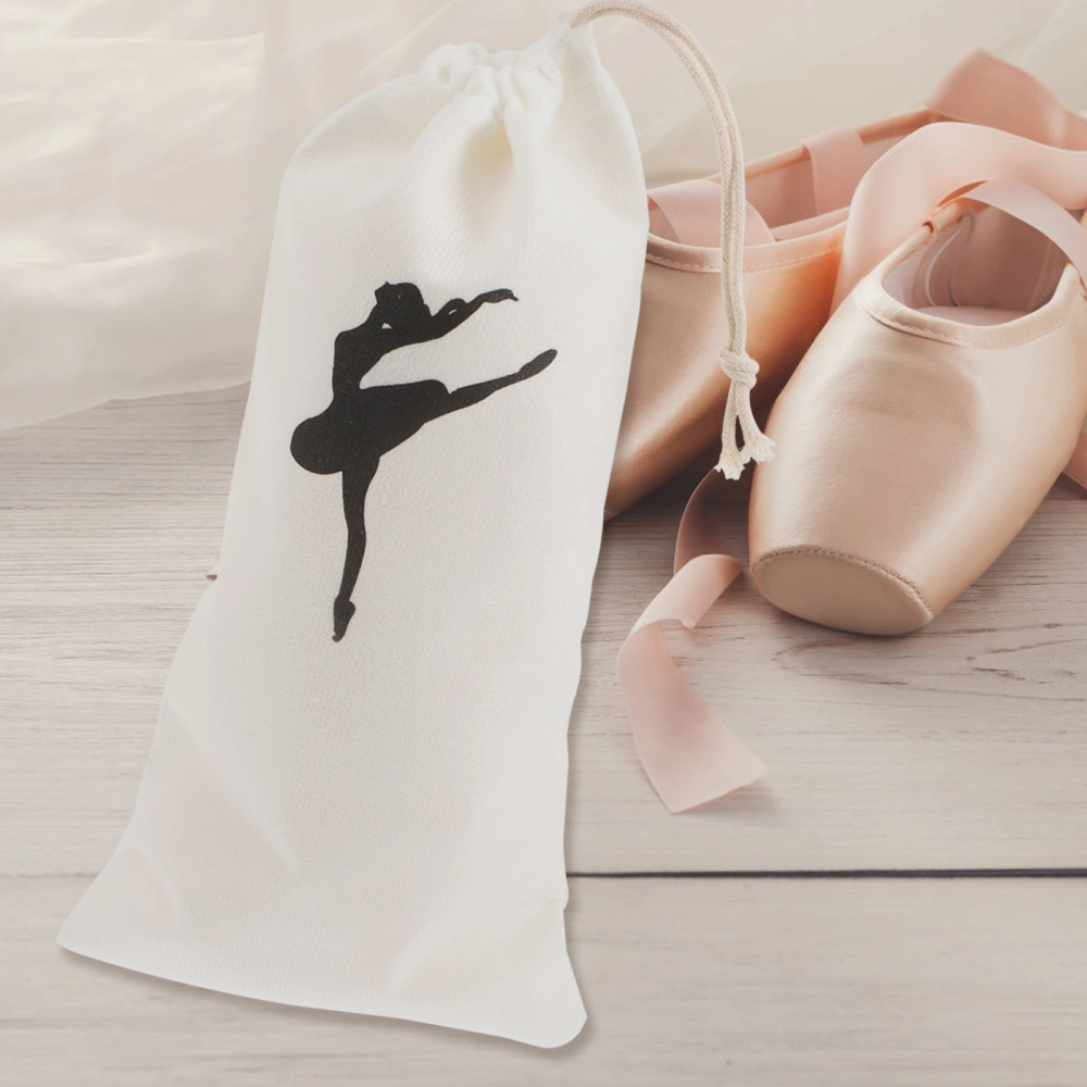 4Pcs Pointe Shoe Bags Ballet Shoe Bags Dance Shoe Pouch Ballet Shoe Pouch Ballet Supplies