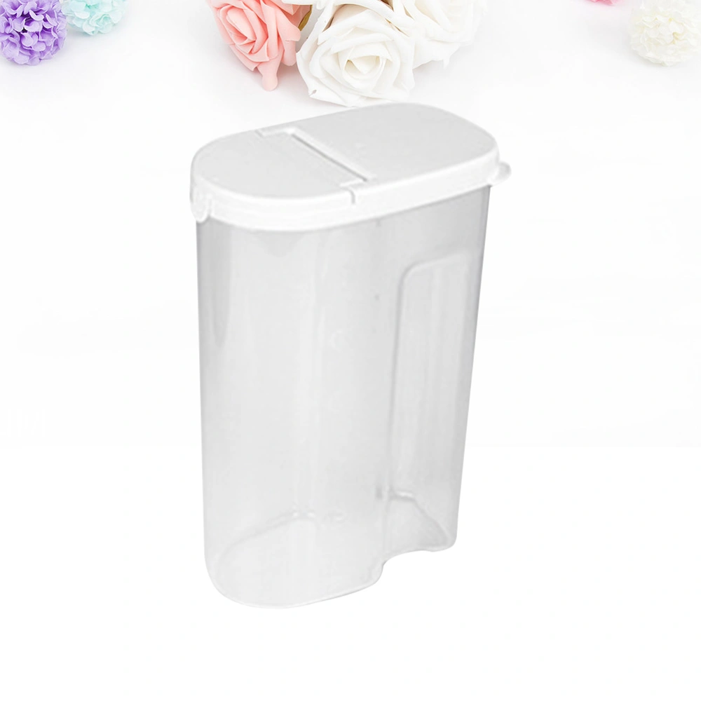 1pc Kitchen Grain Container Preservation Box Storage Sealed Box with Lid for Grain Storage (Large Size White)