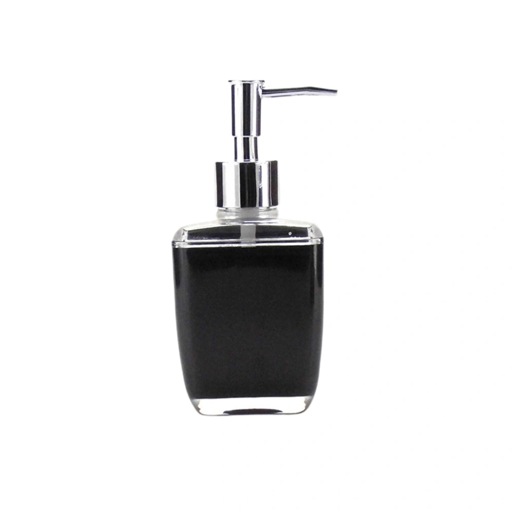 Bathroom Hand Sanitizer Bottle Refillable Bottle Acrylic Subpackaging Bottle Black