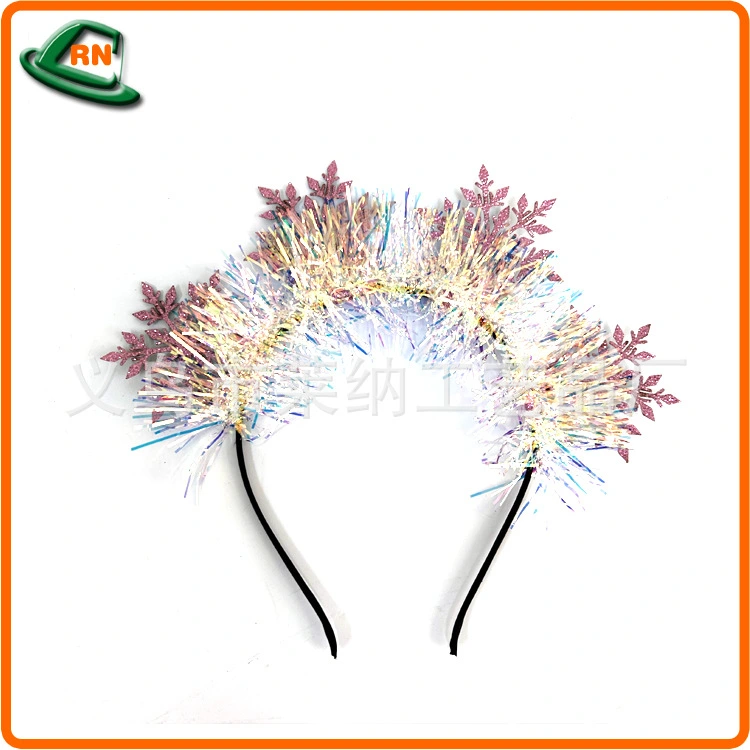 Snowflakes Headband Glitter Headband Christmas Hairband Decorative Headband for Women