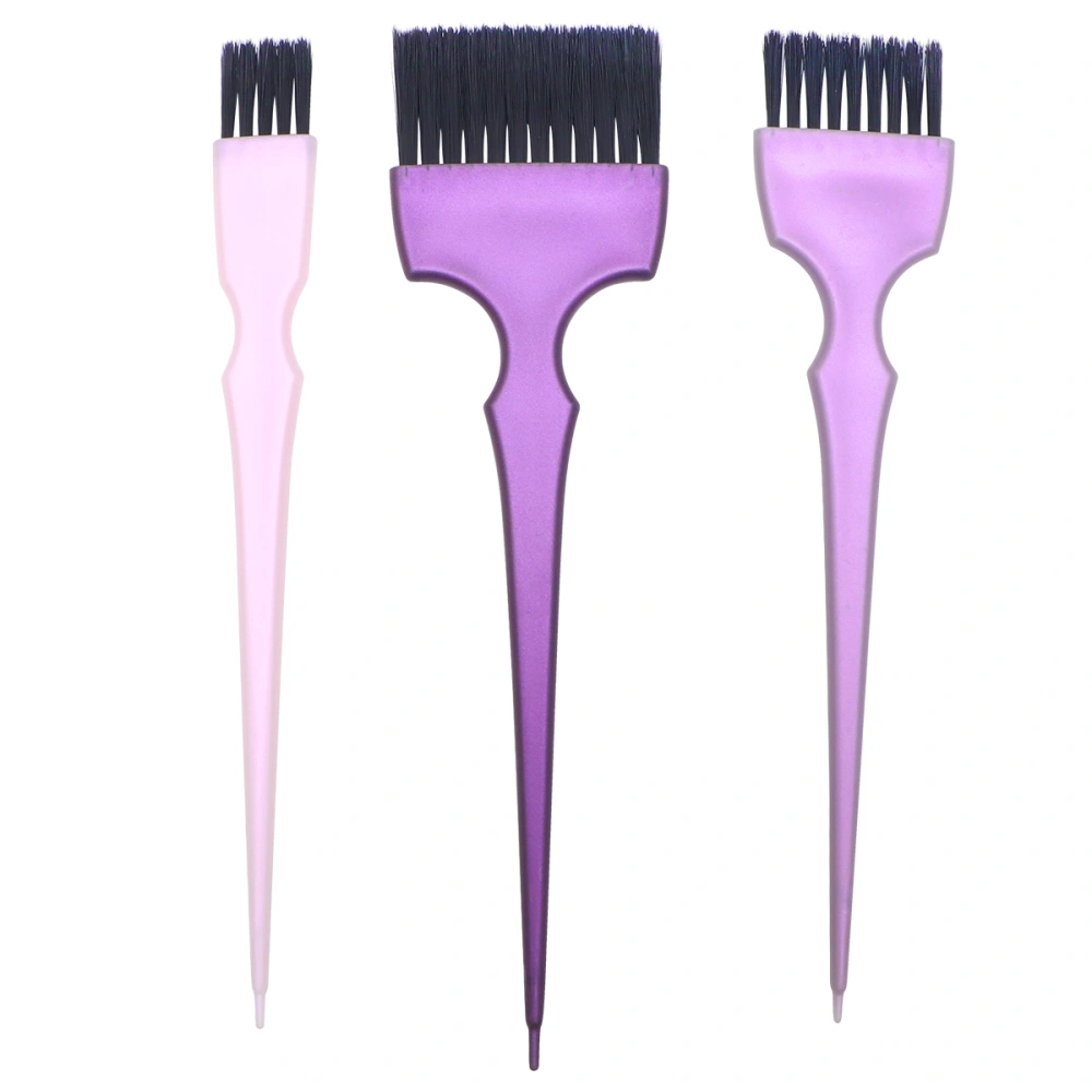 1 Set of Hair Dyeing Brushes Hair Coloring Brushes Dyeing Applicator Hair Dye Tool (Size S M L)