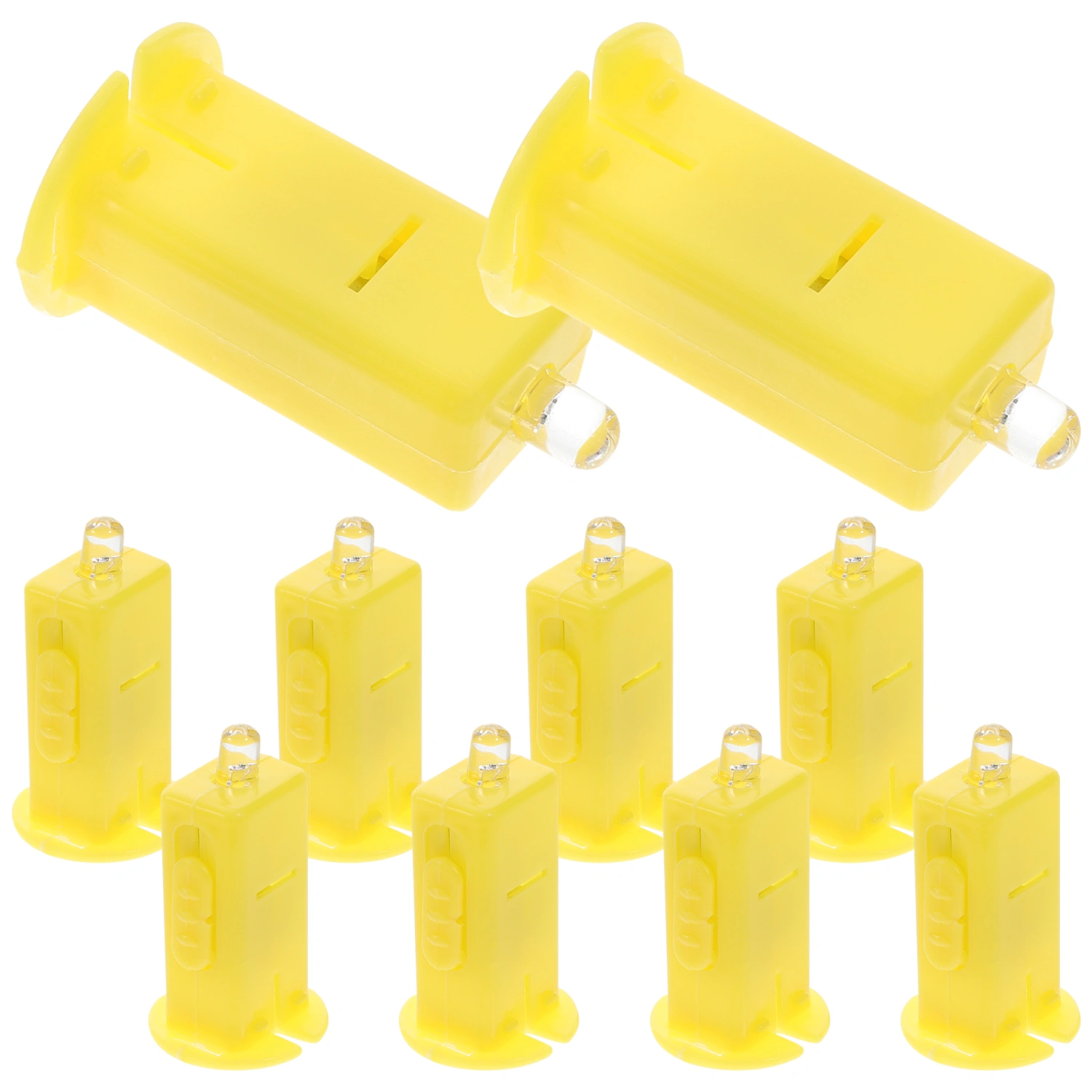 10Pcs Halloween Lantern Accessories LED Light Electronic Candle Party Lights Bulb for Party Decoration