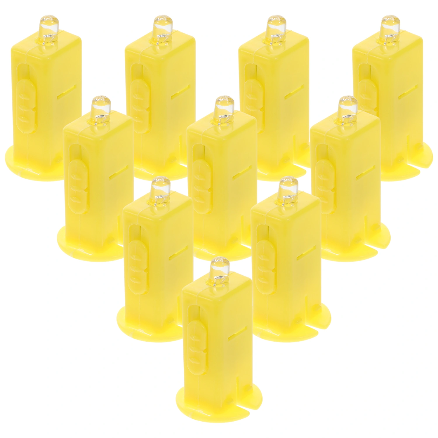10Pcs Halloween Lantern Accessories LED Light Electronic Candle Party Lights Bulb for Party Decoration