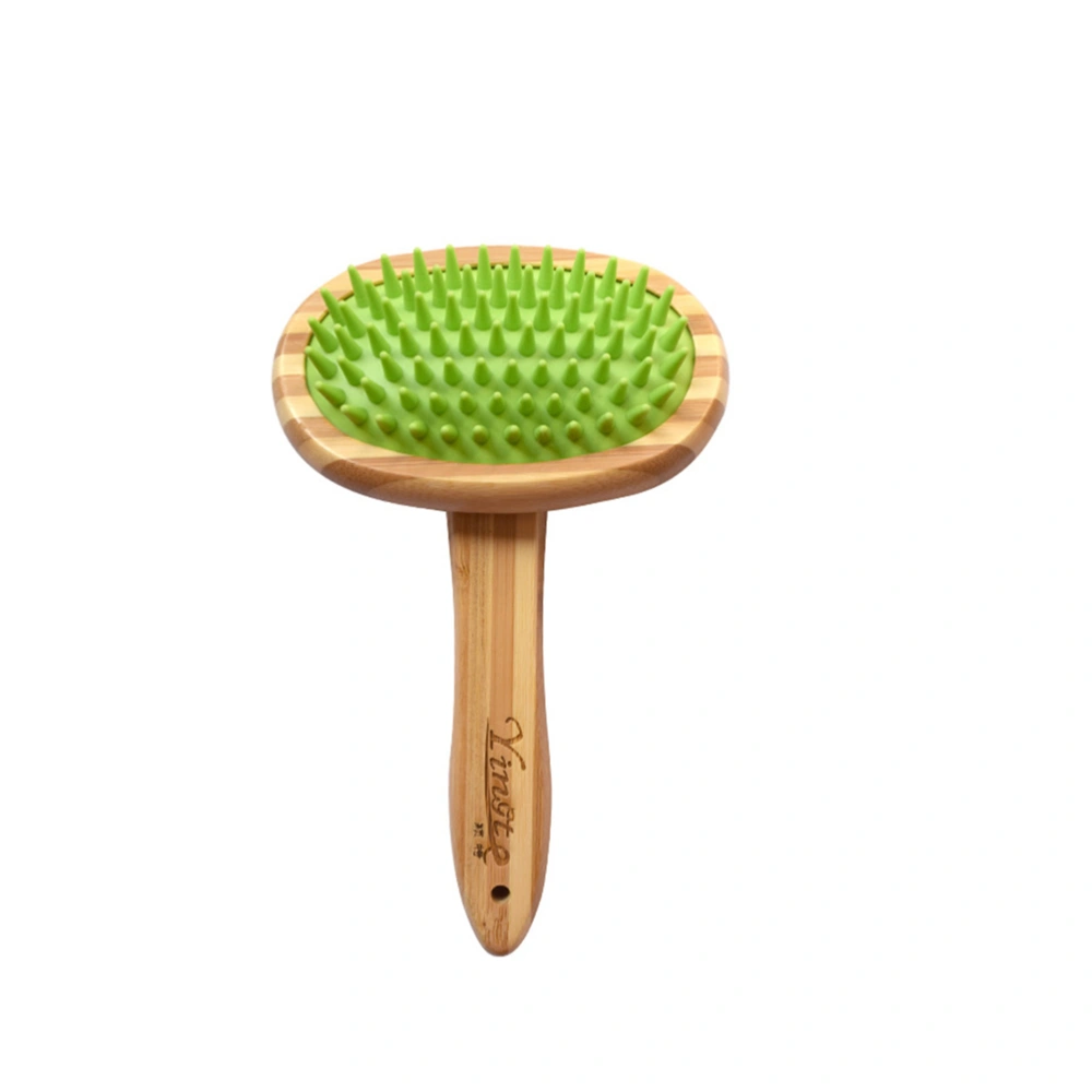 Silicone Pet Bath and Massage Brush Pet Hair Grooming Brush Dog Shedding Bath Brush for Dogs and Cats Bathing