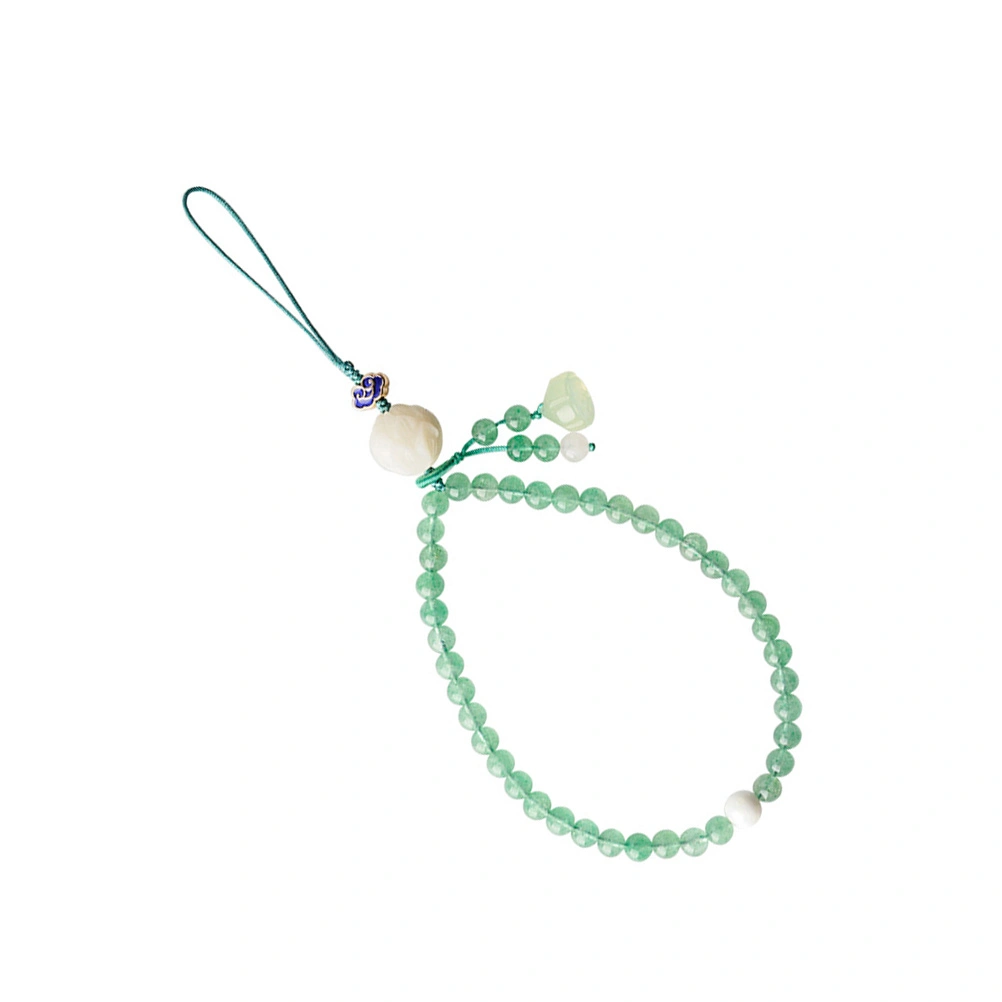 1pc Crystal Design Phone Hanging Chain Hand Wrist Phone Strap Phone Lanyard