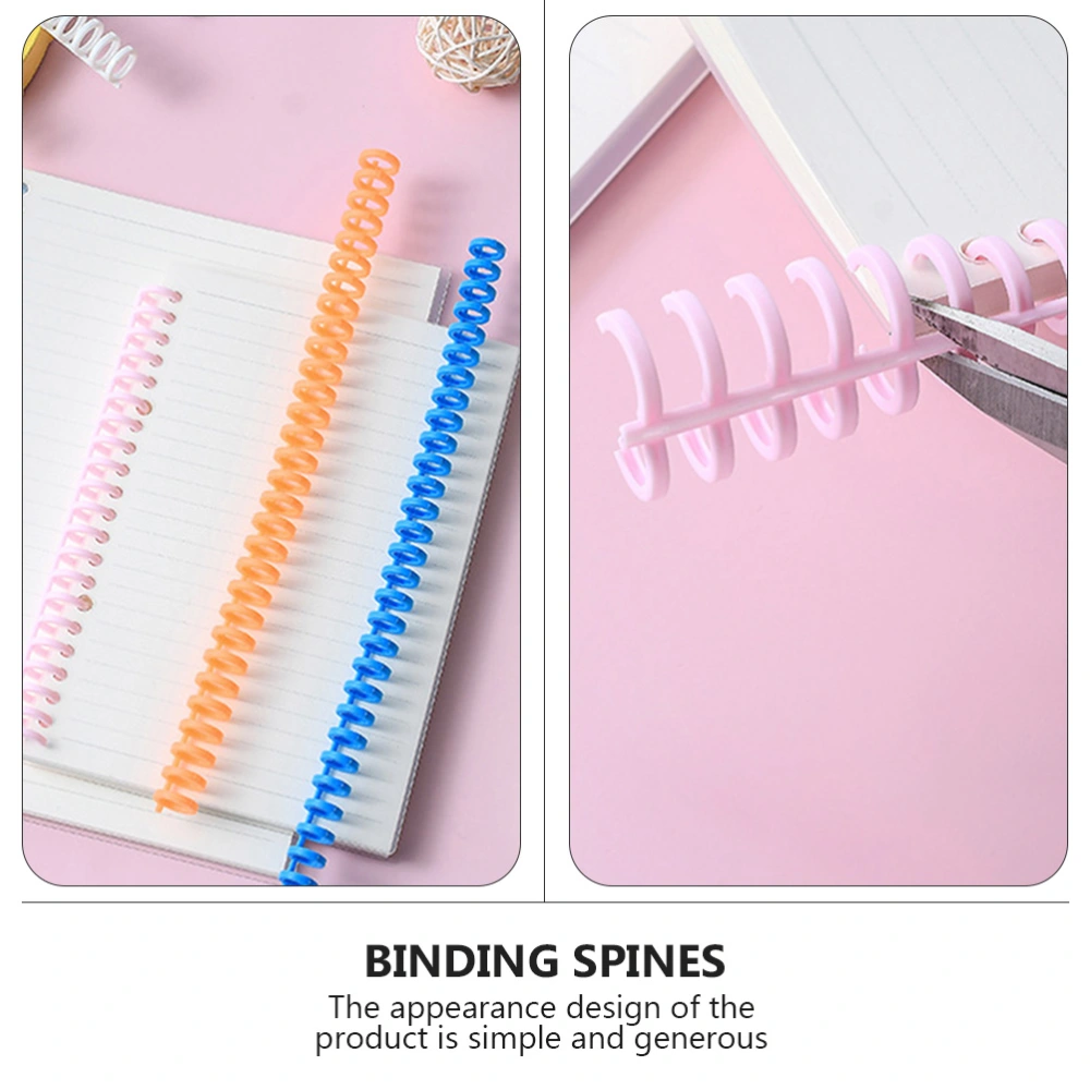 10pcs Notebook Binding Spines Spiral Notebook Coils Spirals Comb Bindings