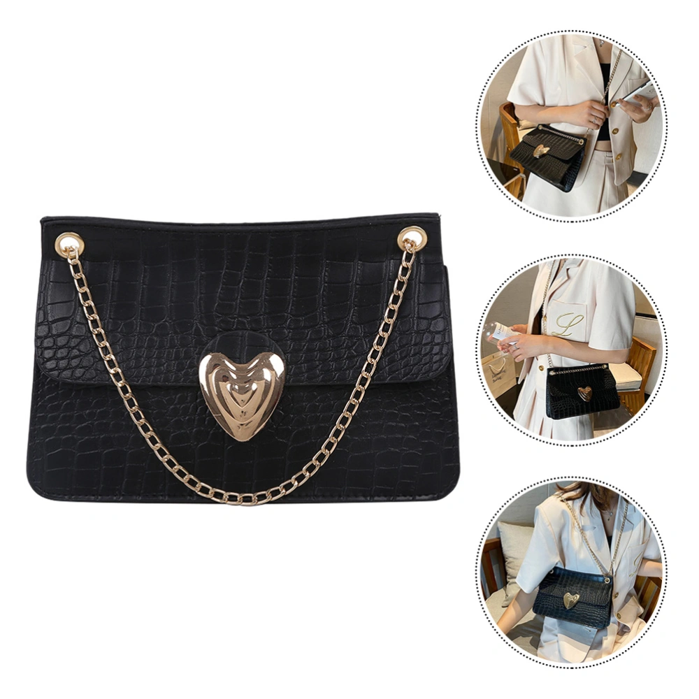 1Pc Shoulder Bag All-match Handbag Women Crossbody Bag Simple Chain Bag