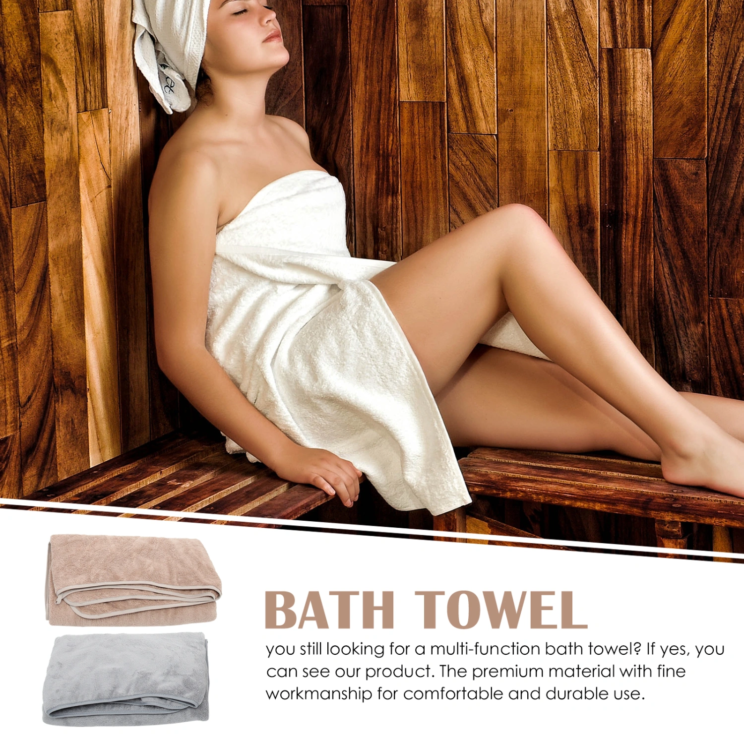 2pcs Water Absorbing Microfiber Plain Coral Fleece Bath Towels Supple Bath Towels