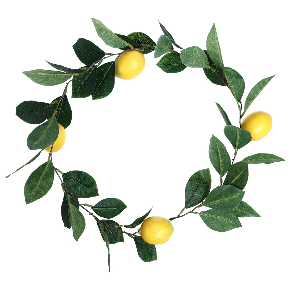 1pc Artificial Lemon Garland Wedding Home Decoration Hanging Greenery Lemon Vine Party Garden Decor