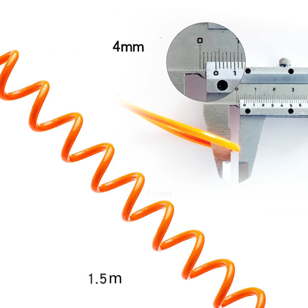 1pc Disc Brake Lock Security Disc Lock Reminder Bike Cable for Bike Orange