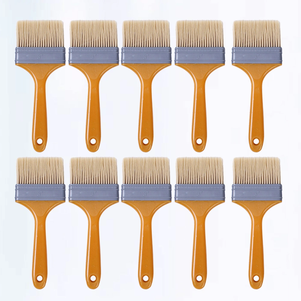 10 Pcs Durable PP Plastic Handle Brush Wool Barbecue Brushes Basting Oil Brush Kitchen Baking Utensil